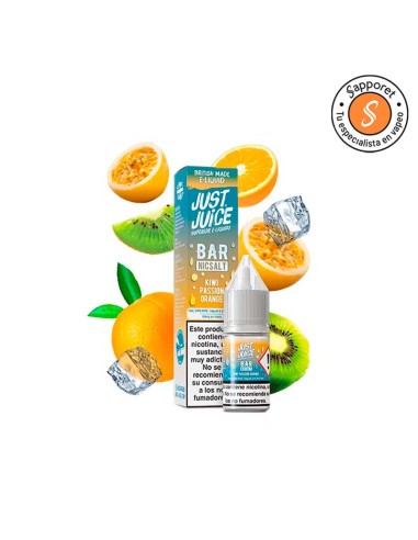 Kiwi Passion Fruit Orange 10ml - Just Juice Bar Salts | Sapporet