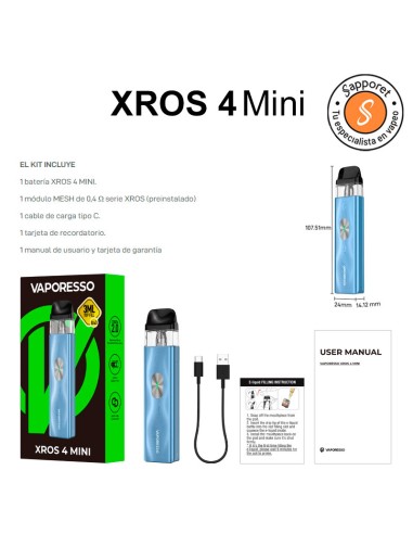 Xros 4 Mini Pod Kit - Vaporesso | Sapporet Info6