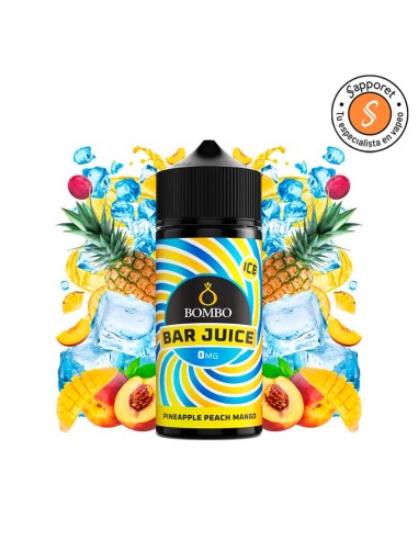 Pineapple Peach Mango Ice 100ml - Bar Juice by Bombo | Sapporet