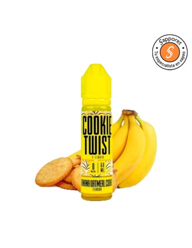 Banana Oatmeal Cookie 50ml - Cookie Twist E-Liquid | Sapporet