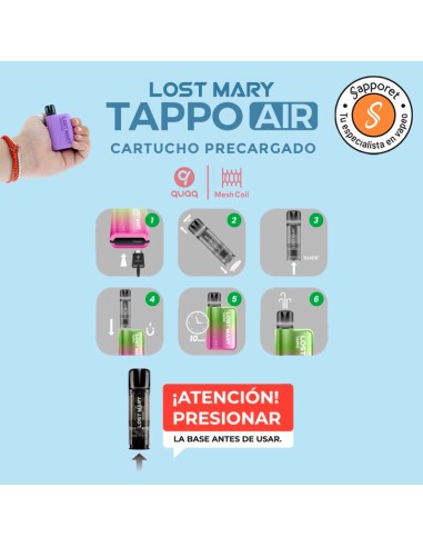 Cartucho Precargado Pod Tappo Pineapple Ice 2ml...