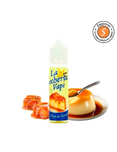 Flan de Caramelo 50ml - La Lecheria Vape | Sapporet