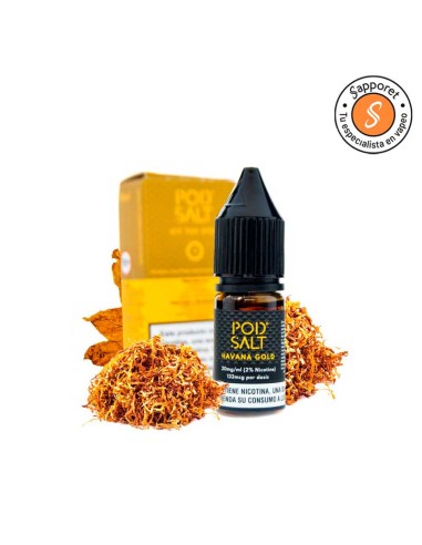 Havana Gold  20mg/ml - Pod Salt | Sapporet