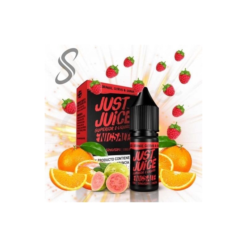 Blood Orange Citrus & Guava 20mg 10ml – Just Juice Nic Salt