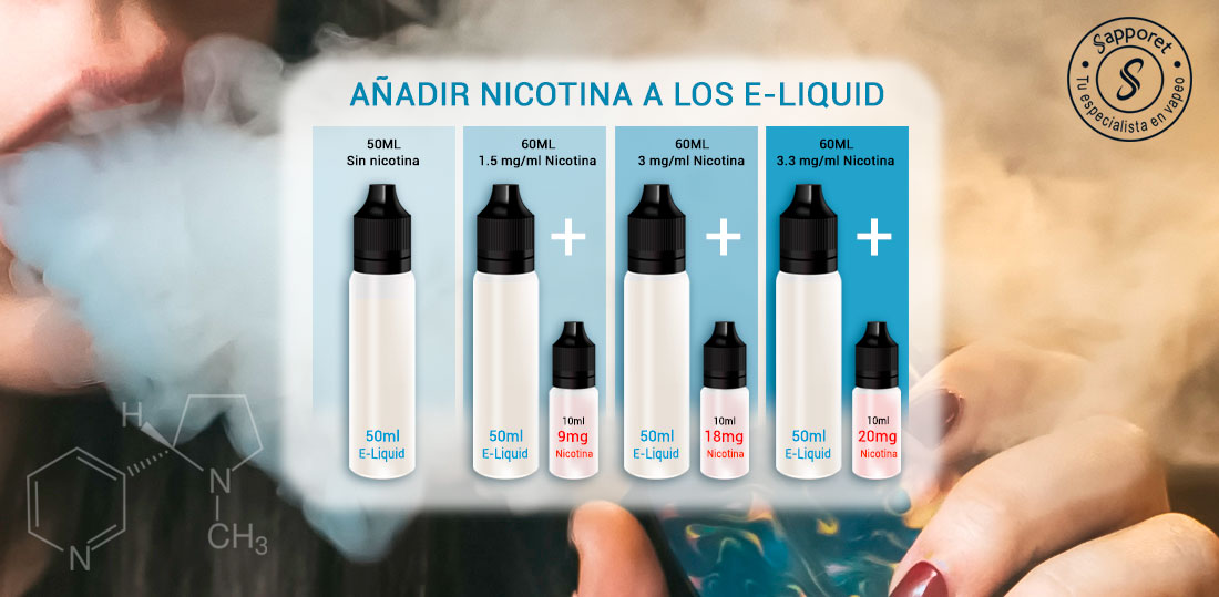 como añadir nicotina a e-liquid
